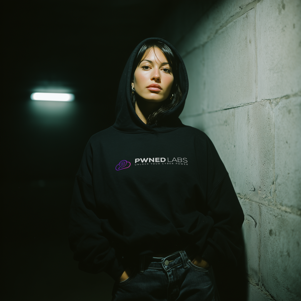 The Pwned Labs oversized hacker hoodie