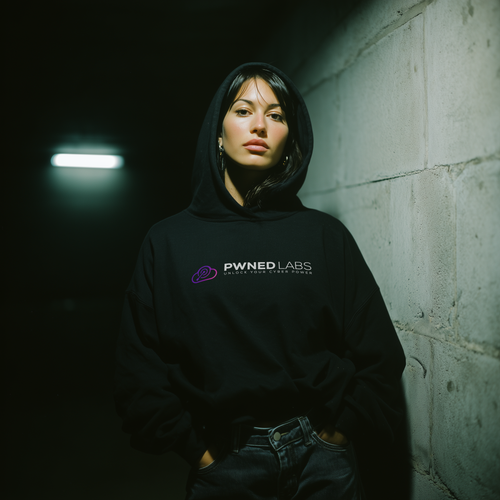 The Pwned Labs oversized hacker hoodie